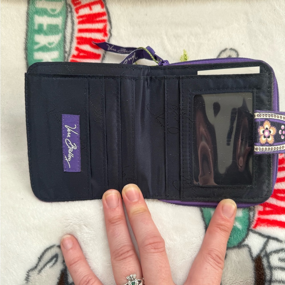 Vera Bradley Simply Violet Purse and Wallet Set - Picture 11 of 15